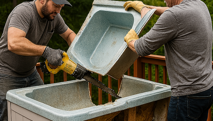 Reliable Hot Tub Removal Services in Ladysmith – Book Today