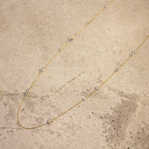 LUMIEF Loop Long Necklace K10YG SENTE