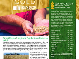 ND Wheat Commission January 2026 Dakota Gold available