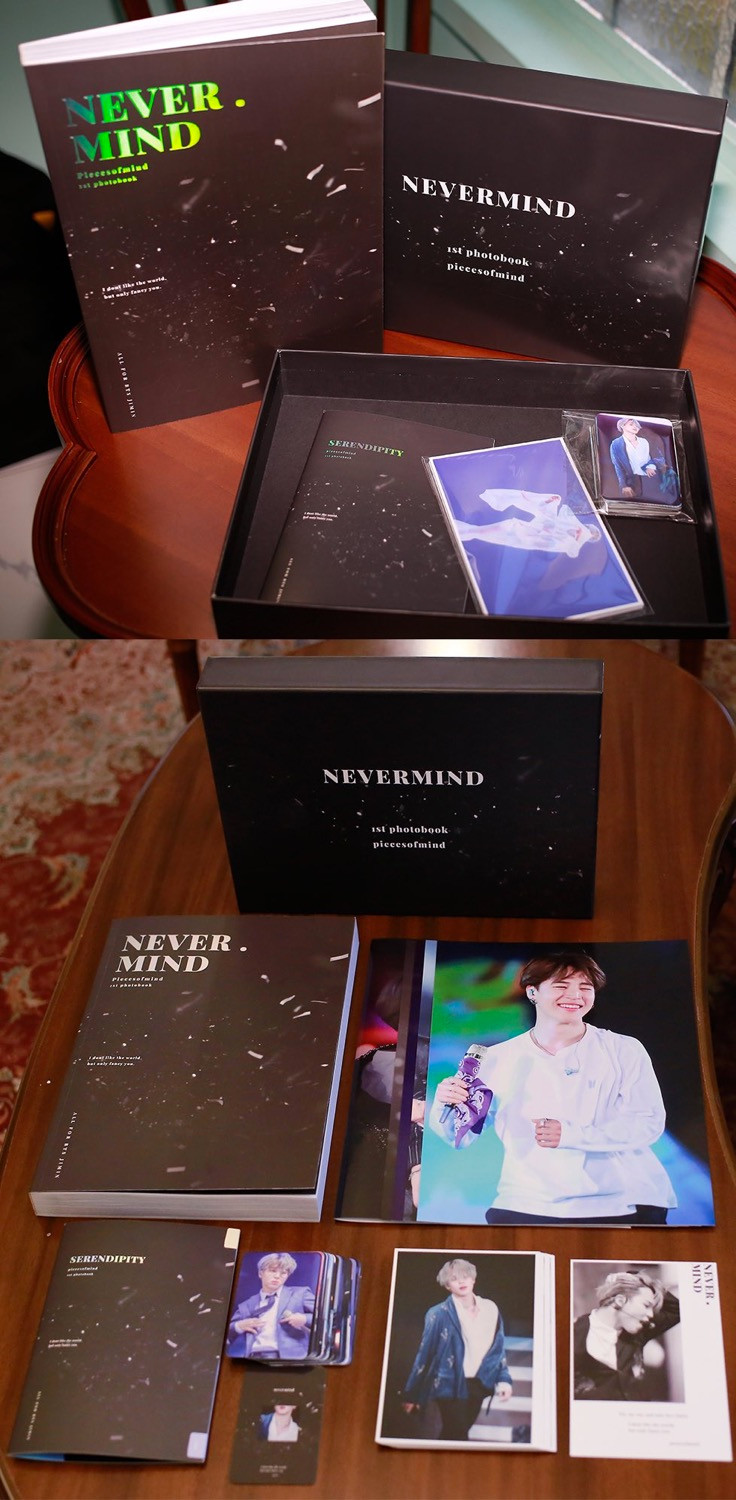 2019 jimin birthday project 1st photobook NEVERMIND 