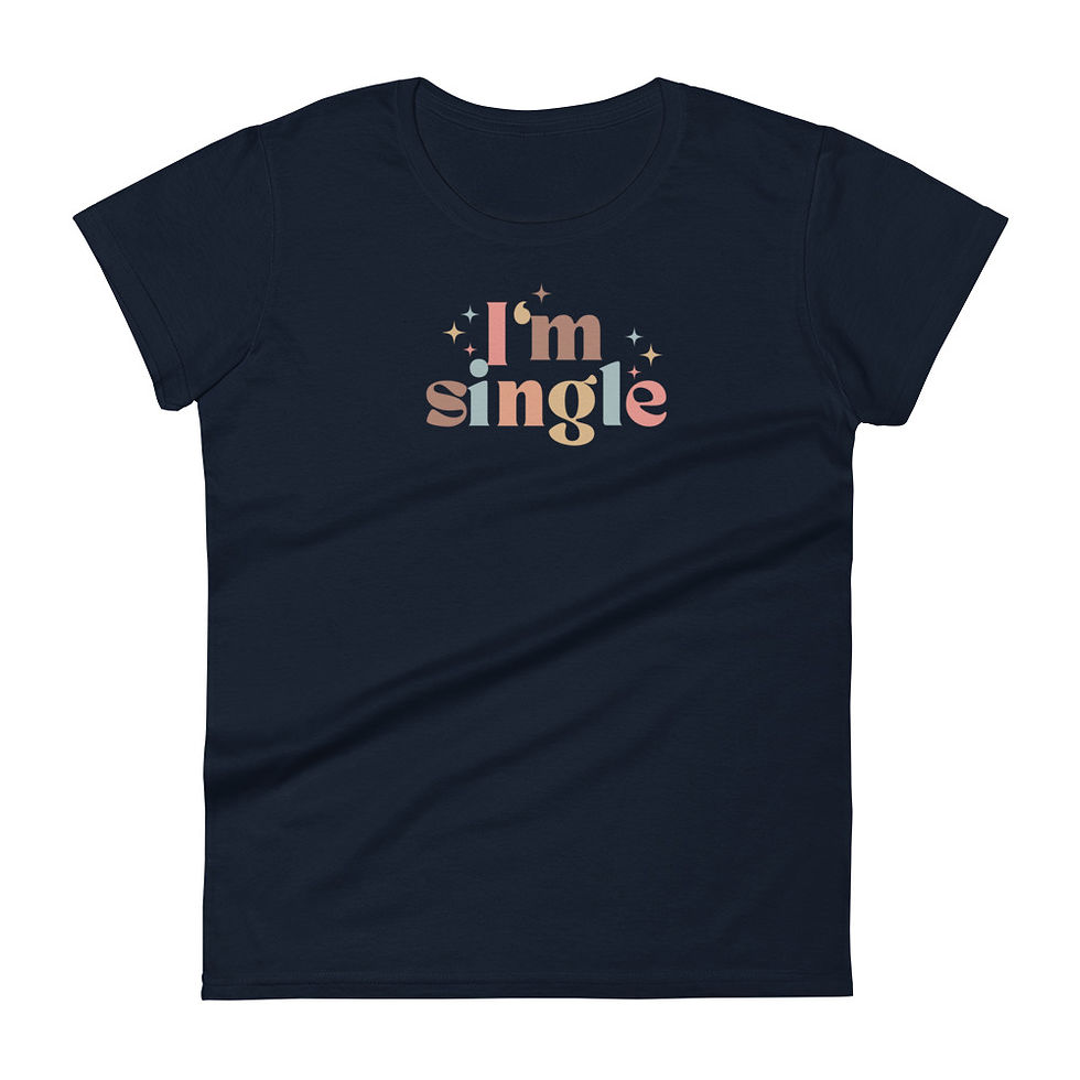 Thumbnail: Women's I'm Single short sleeve t-shirt