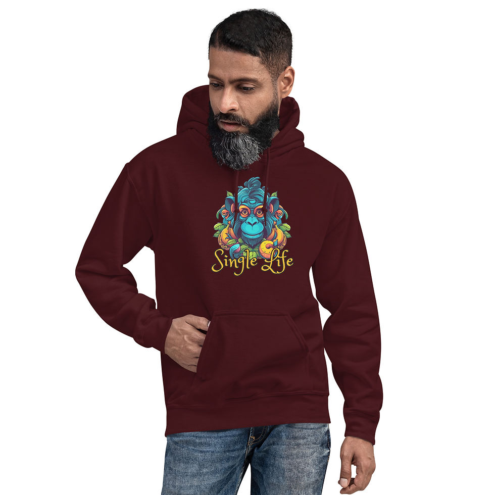 Thumbnail: Unisex SINGLE LIFE Hoodie