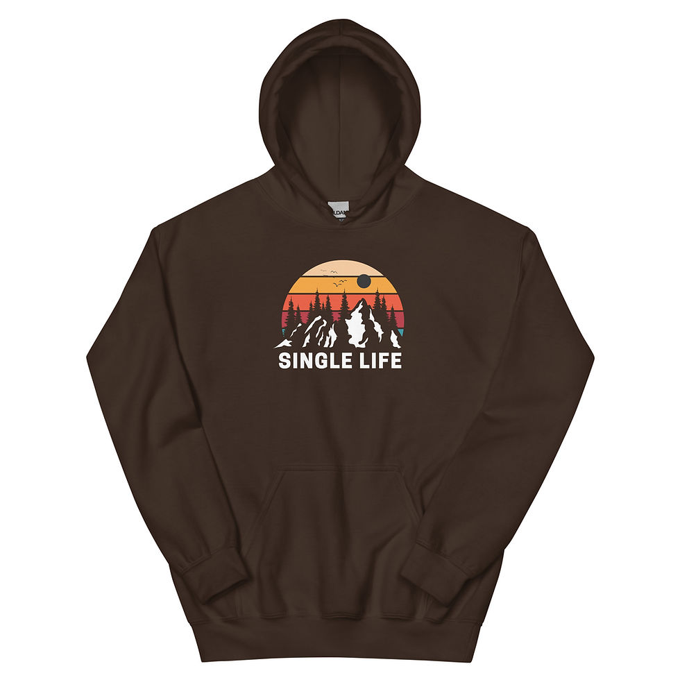 Thumbnail: Unisex SINGLE LIFE Hoodie