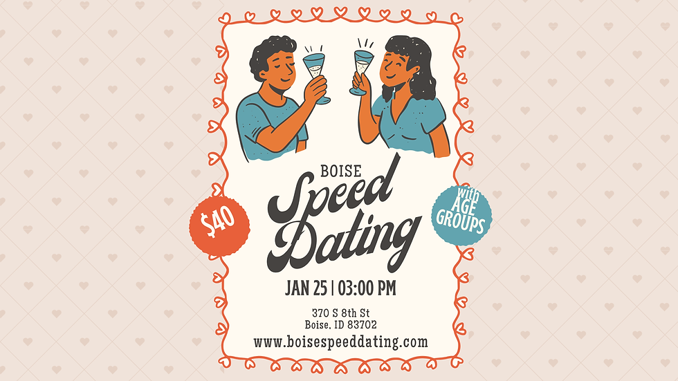 ❤️ Boise Speed Dating & The Warehouse Food Hall Romance Rounds ❤️