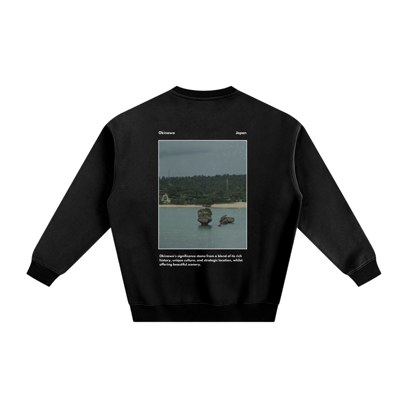 [OKINAWA] Fleeced Sweatshirt