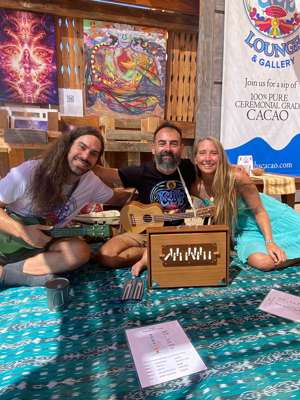 Cacao Ceremony with Sound activation in Joshua Tree for Keith's Cacao