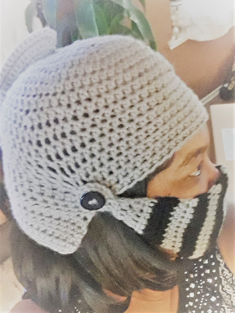 Thumbnail: LJ the Knight Knitted Helmet