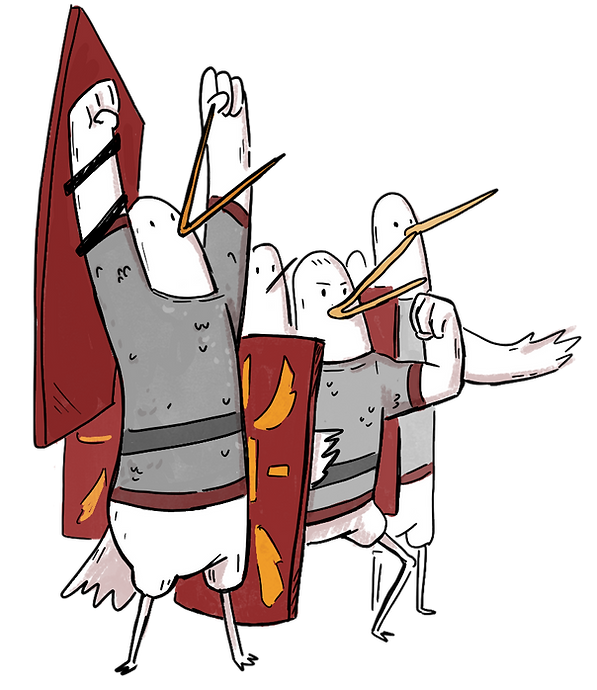 Roman Army getting pumped