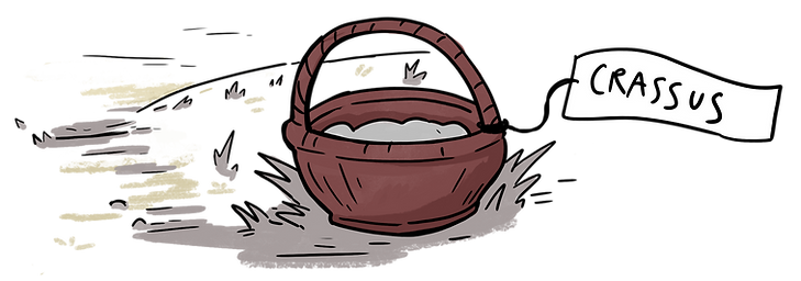 Basket of food or Crassus.