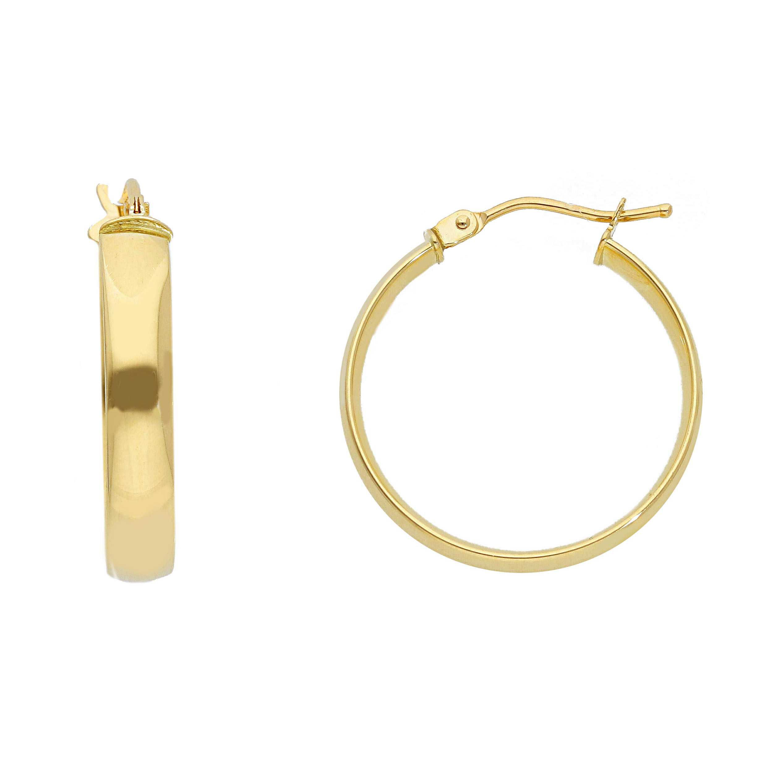 Oro 18 kt - OR OG 4x1.5 MM - DIAM 20 - ORO GIALLO - Ø 20mm