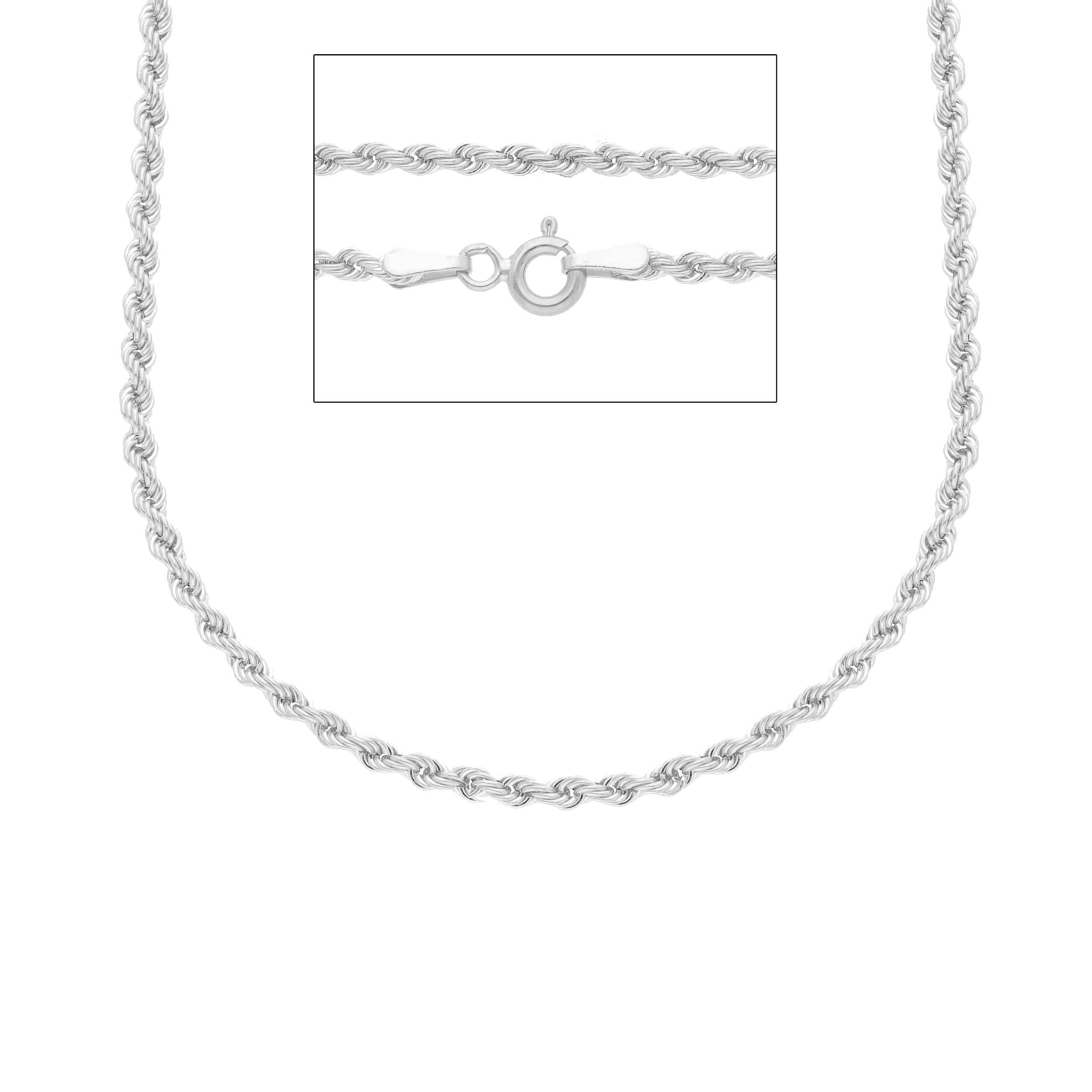 Oro 18 kt - CAT VUOTA CORDA OB F040/CM50 - ORO BIANCO - 50cm