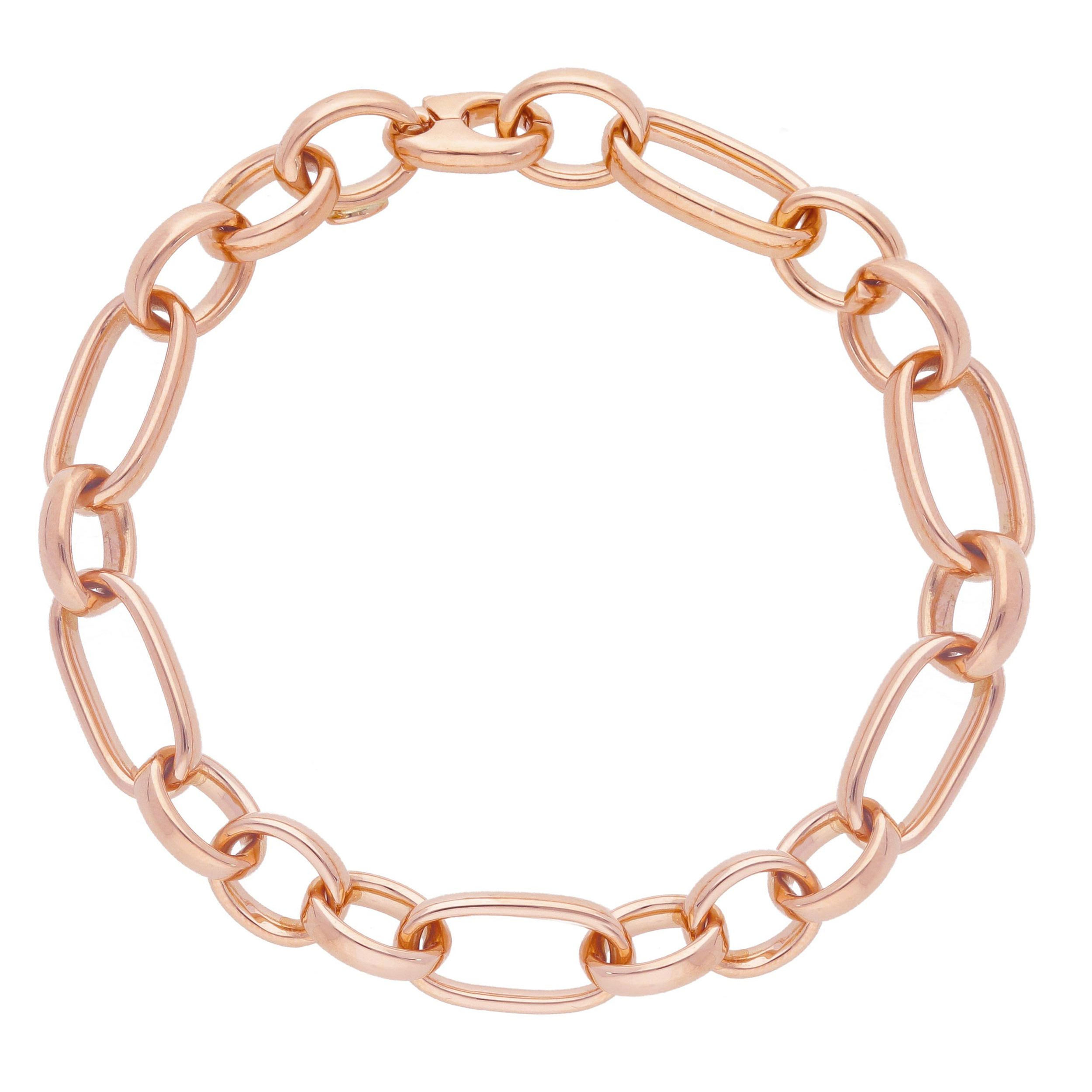 Oro 18 kt - BRACCIALE OR - ORO ROSA - 19.5cm