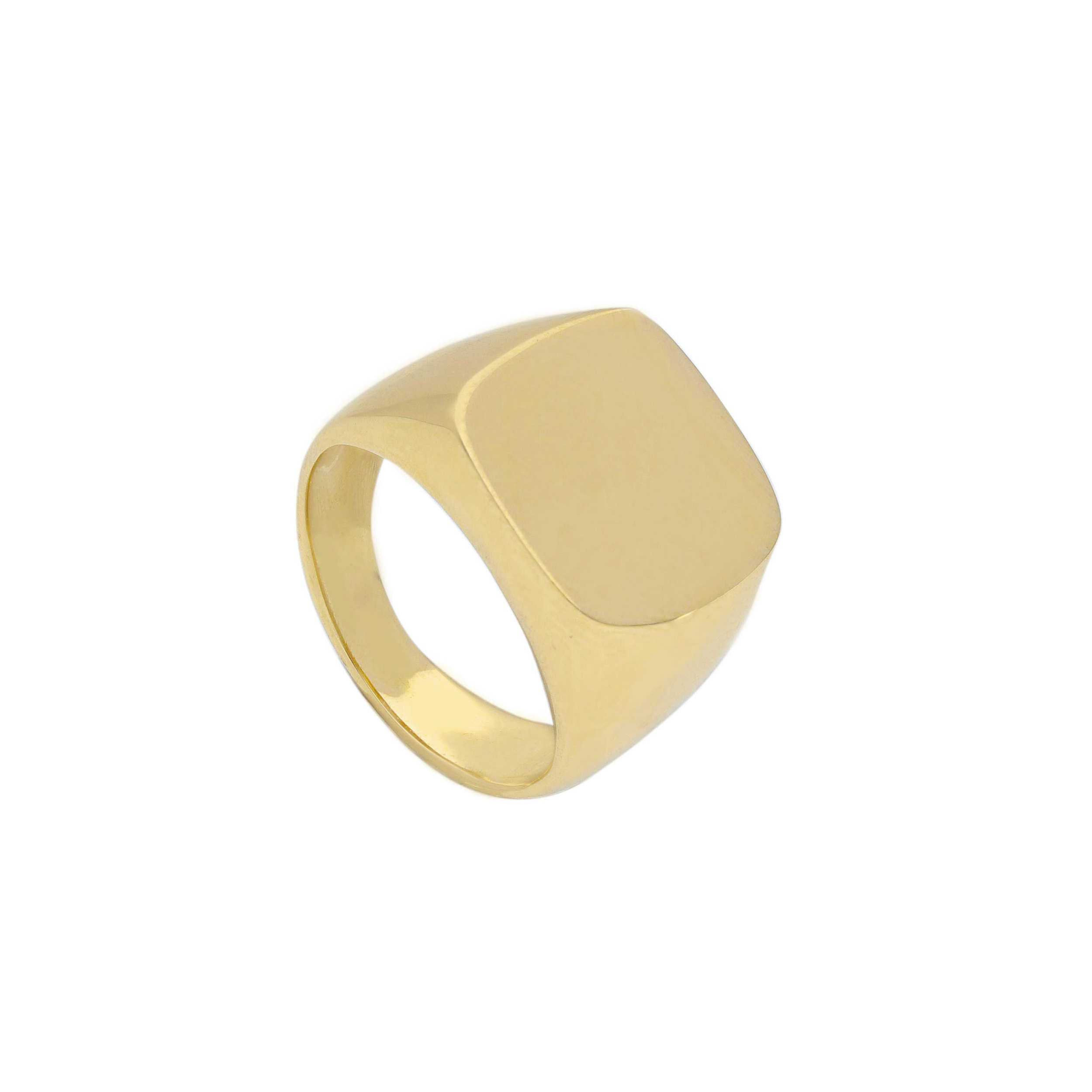 Oro 18 kt - ANELLO MIGNOLO QUADRO OG - ORO GIALLO