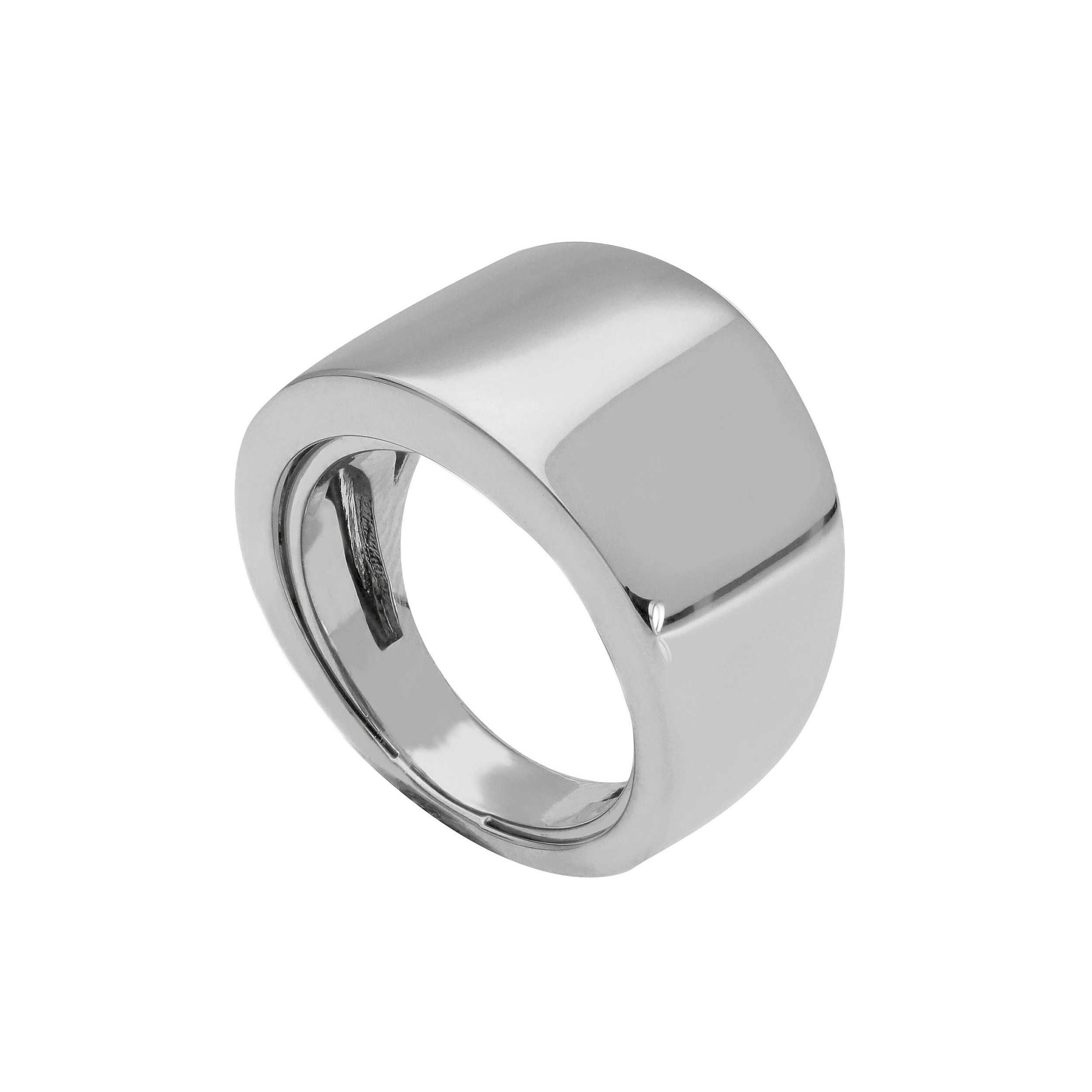 Oro 18 kt - ANELLO OB FASCIA SCALARE - ORO BIANCO