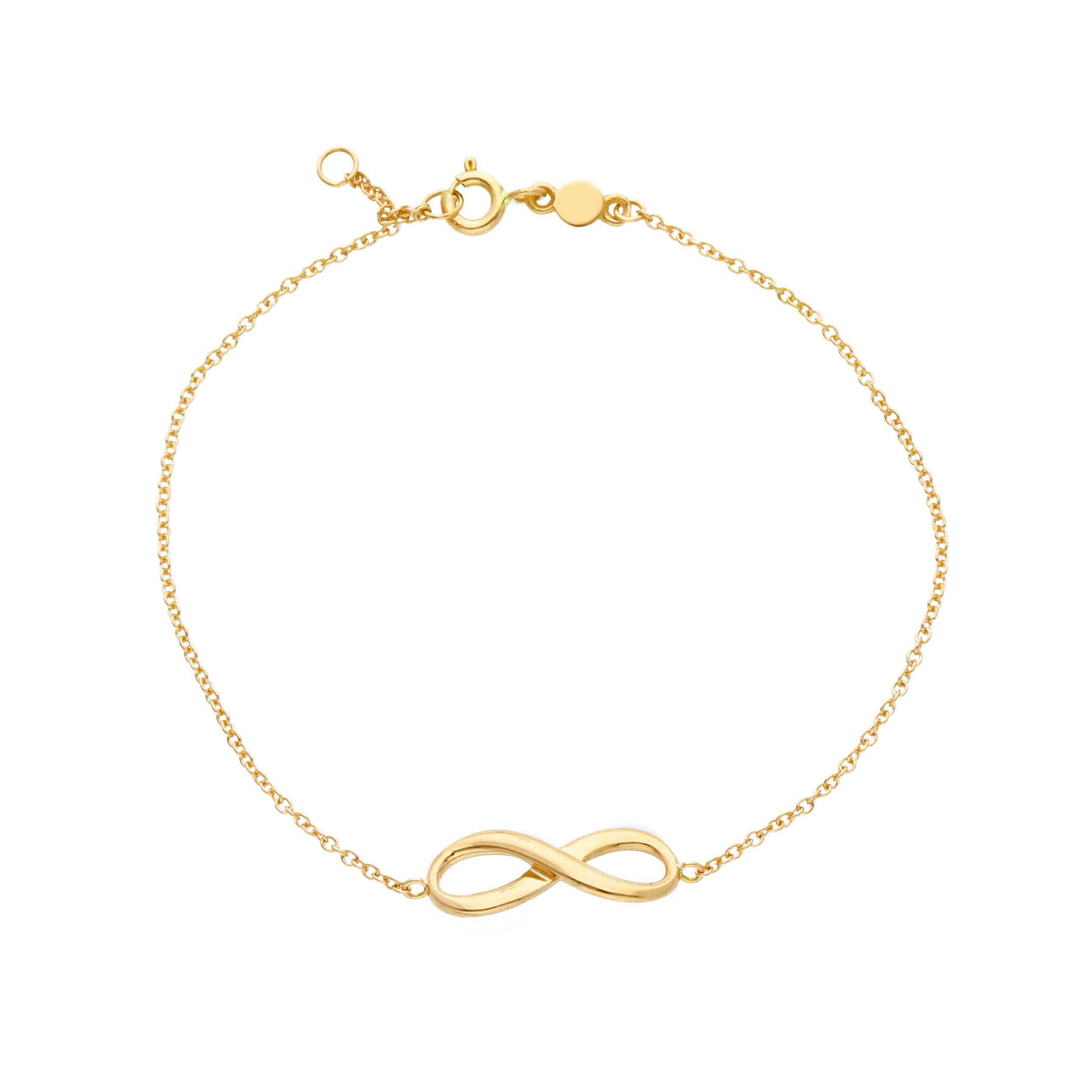 Oro 18 kt - BRACCIALE INFINITO OG. - ORO GIALLO - 17+2cm