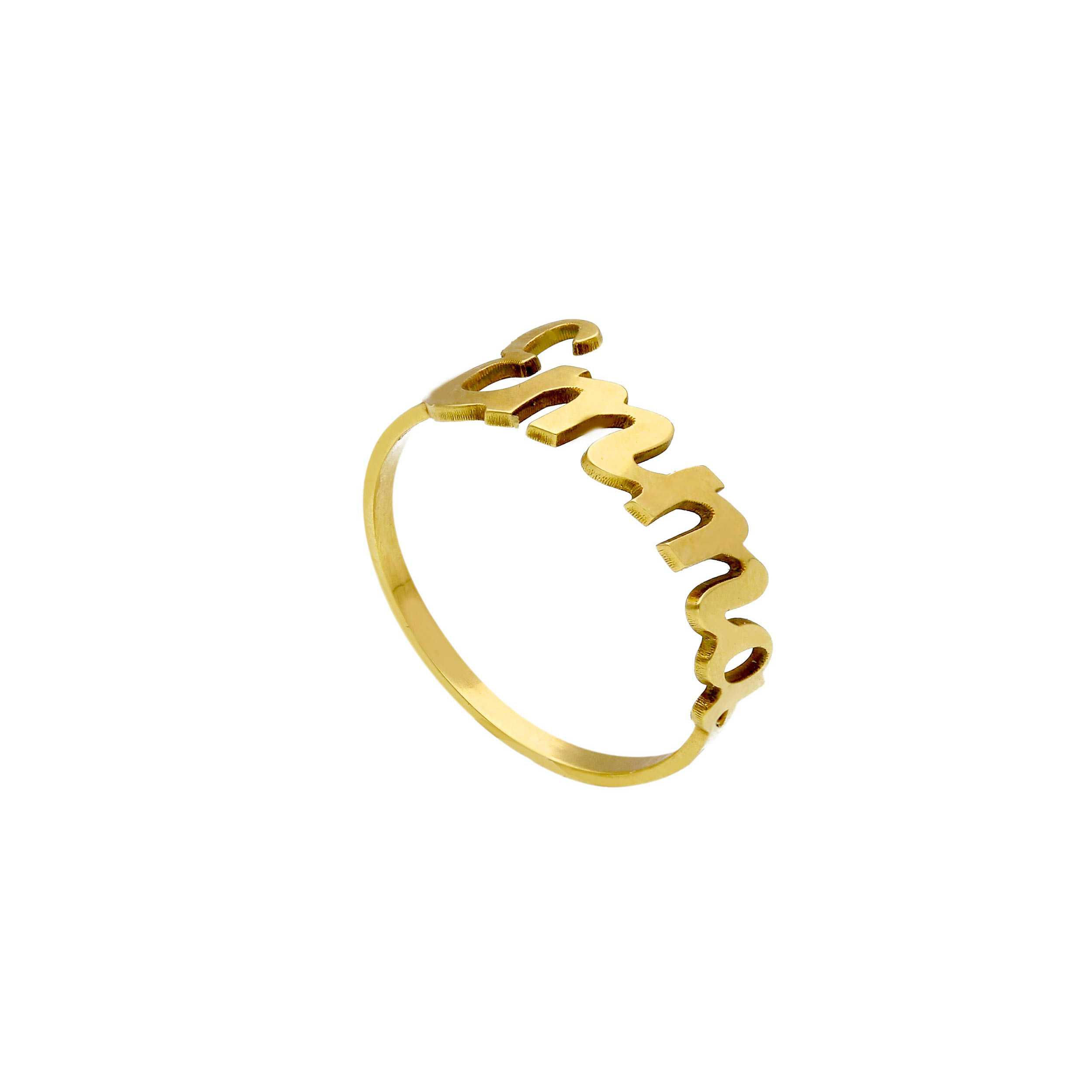 ANELLO NOME OG - ORO GIALLO