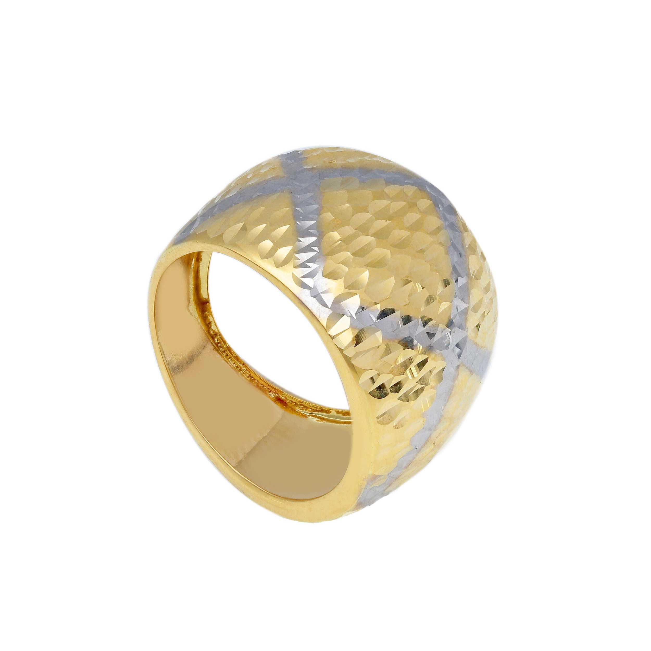 Oro 18 kt - ANELLO OGB - ORO GIALLO E BIANCO