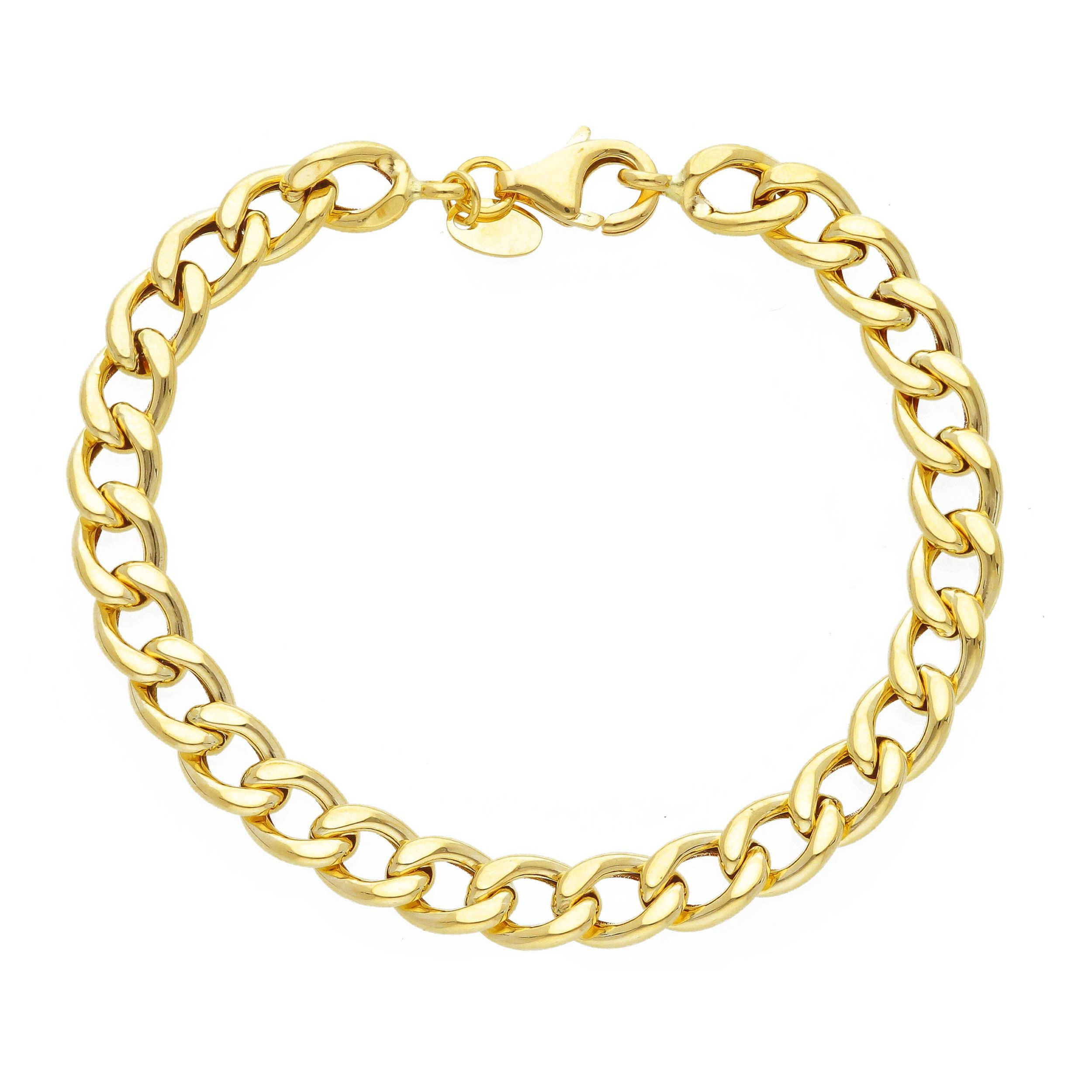 Oro 18 kt - BRACCIALE GRUMETTE OG 19 CM - ORO GIALLO - 19cm