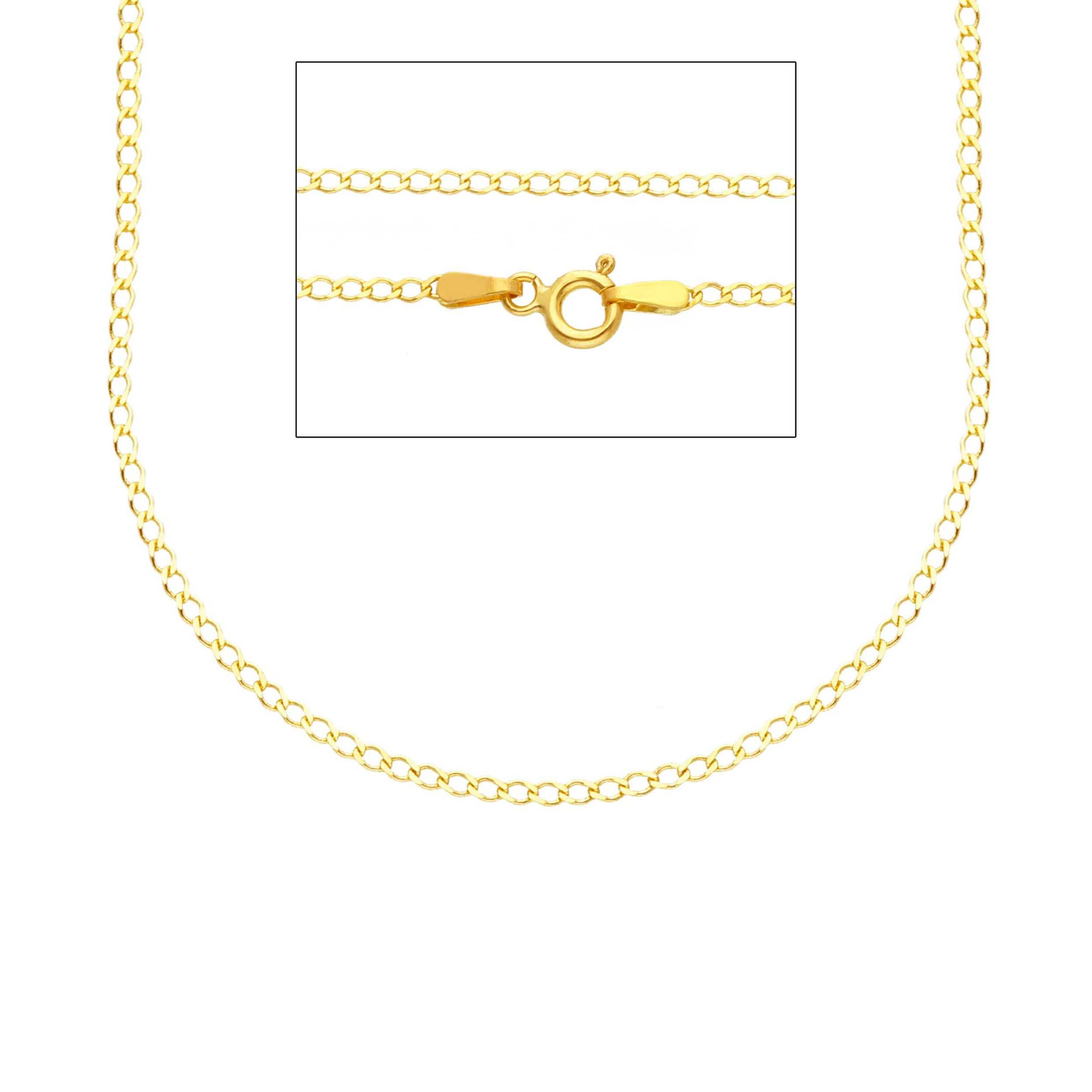 Oro 18 kt - CATENA GRUMETTE RADA OG CM 40 - ORO GIALLO - 40cm