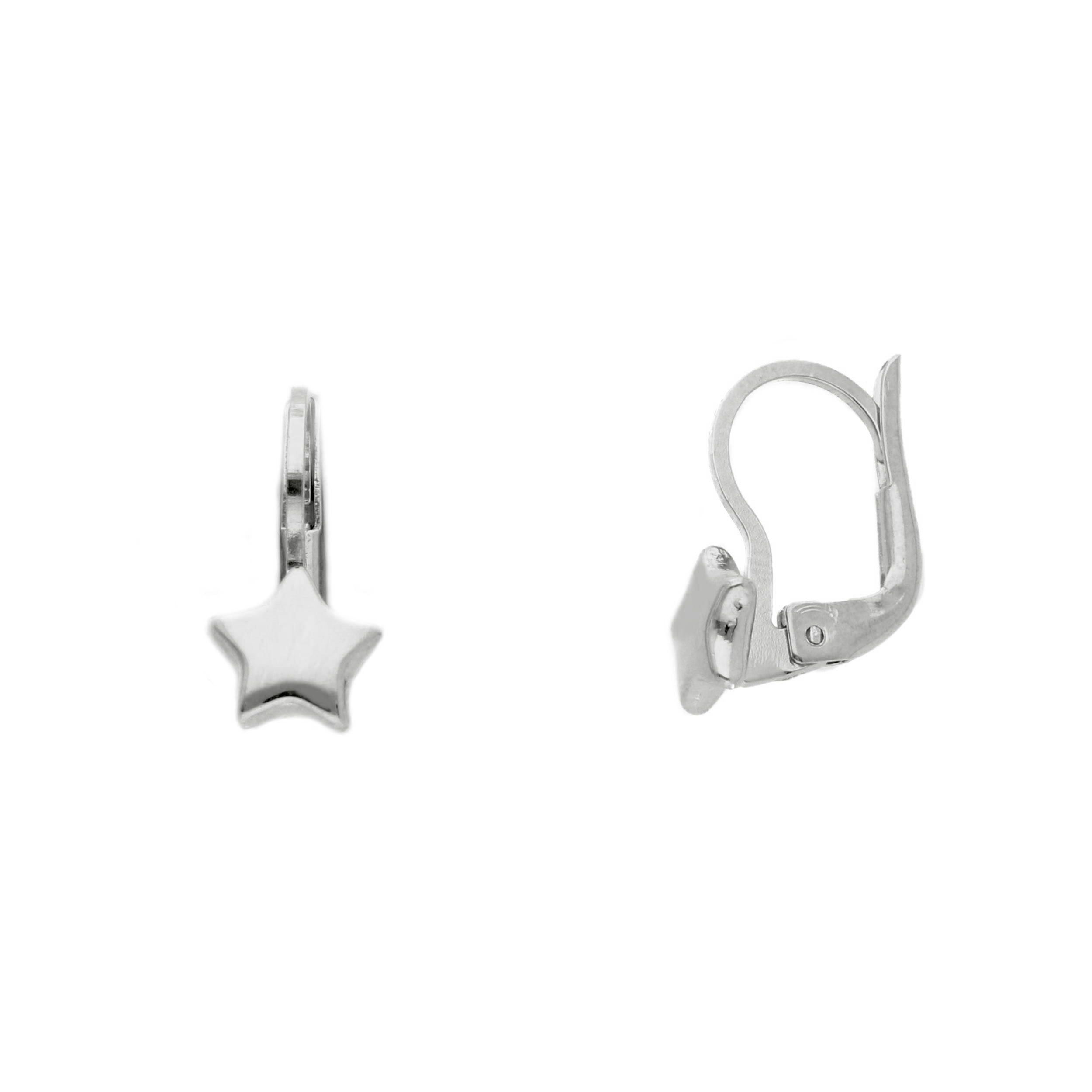 Oro 18 kt - ORECCHINI STELLA MONACHELLA OB - ORO BIANCO