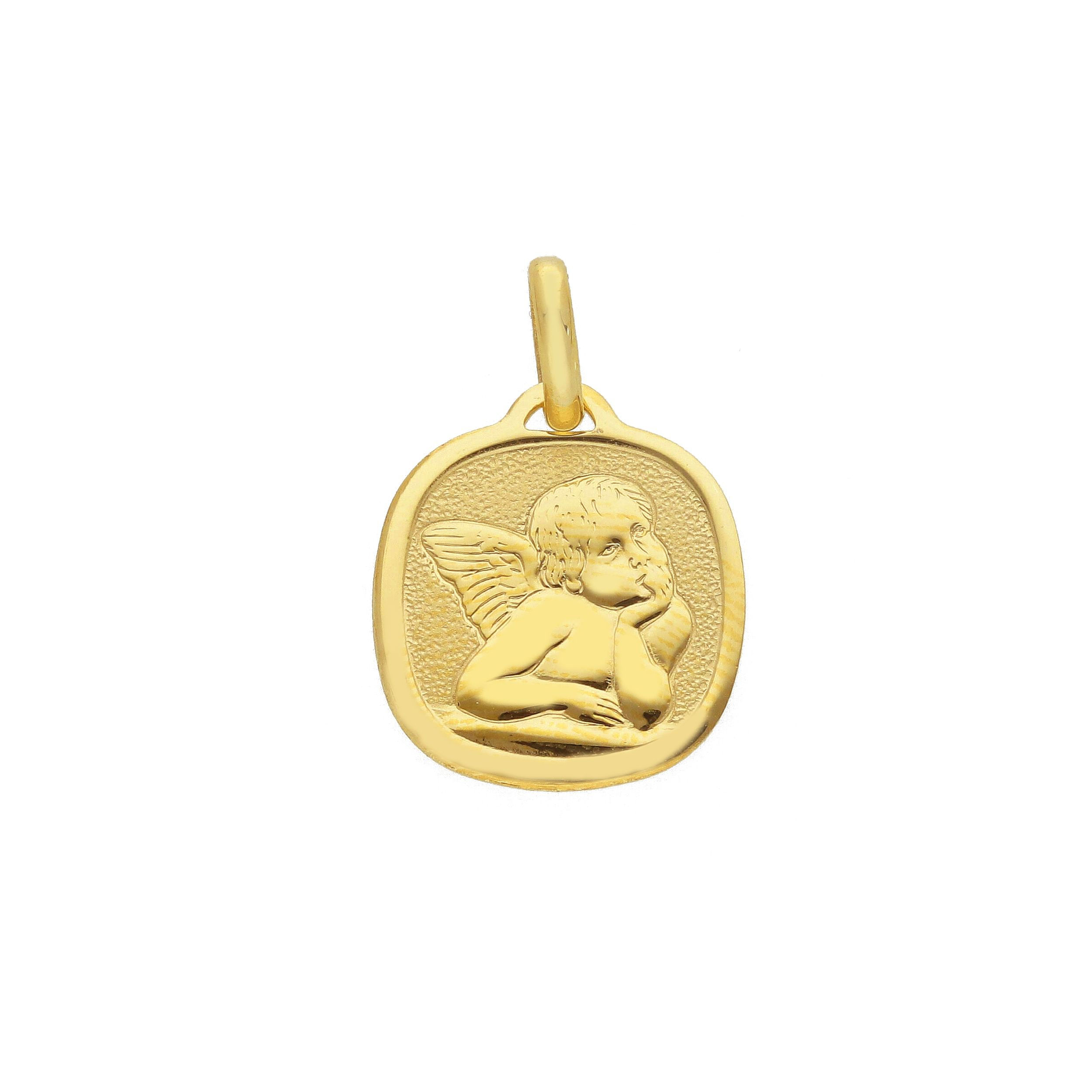 Oro 18 kt - MEDAGLIA ANGIOLETTO RAFFAELLO - ORO GIALLO