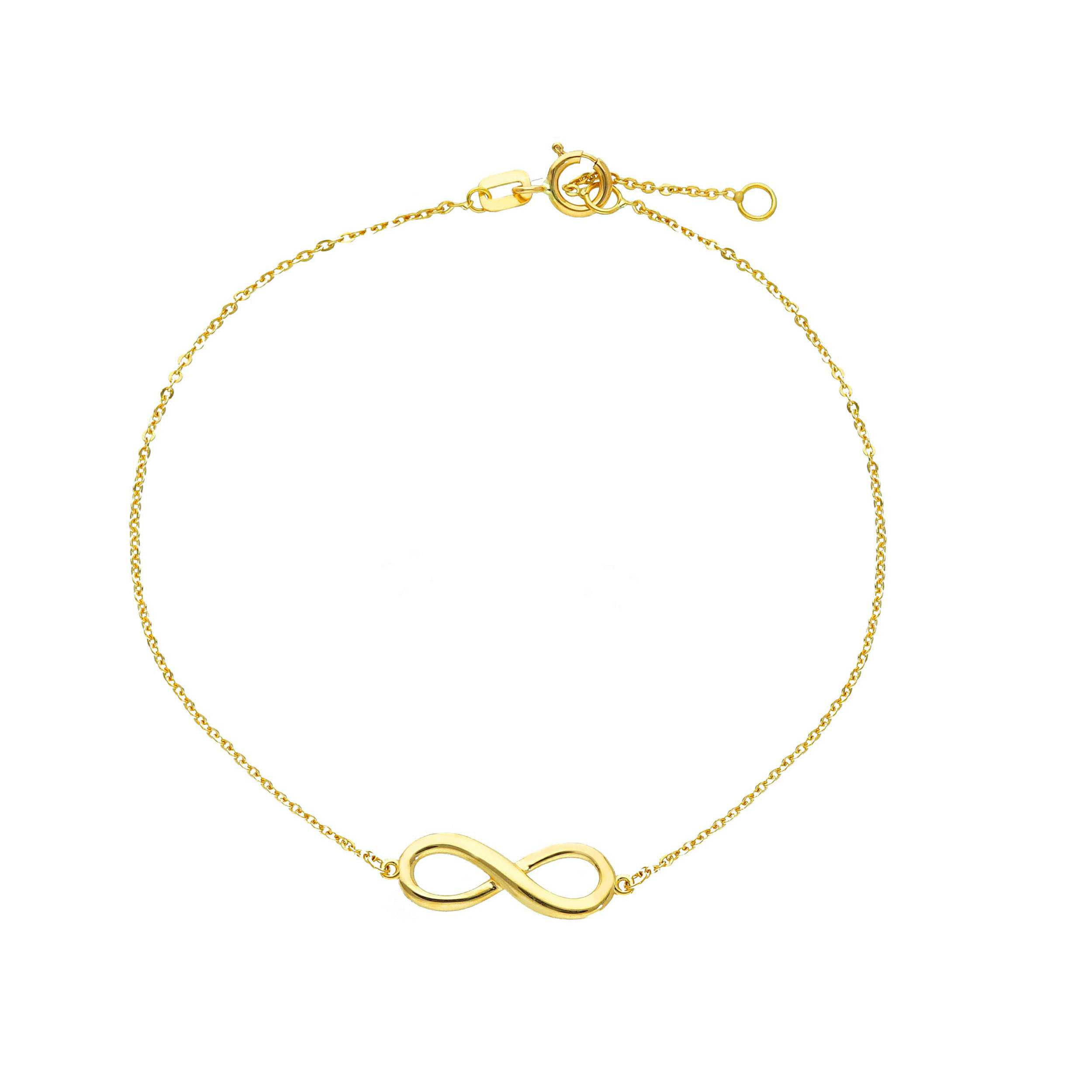 Oro 18 kt - BRACCIALE OG INFINITO CM 18.5 - ORO GIALLO - 18.5cm