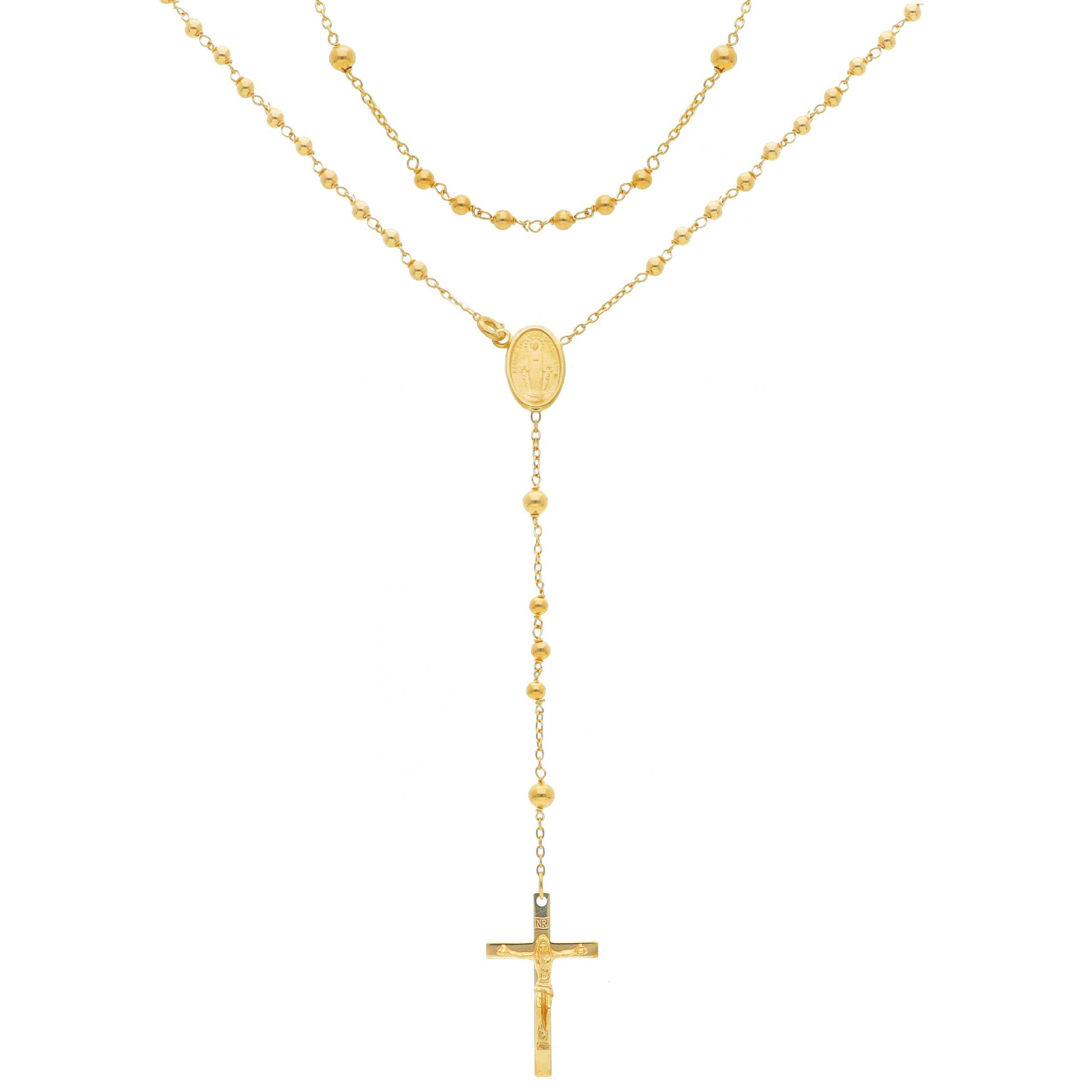 Oro 18 kt - GIR.-ROSARIO OG 2 - ORO GIALLO - 48cm