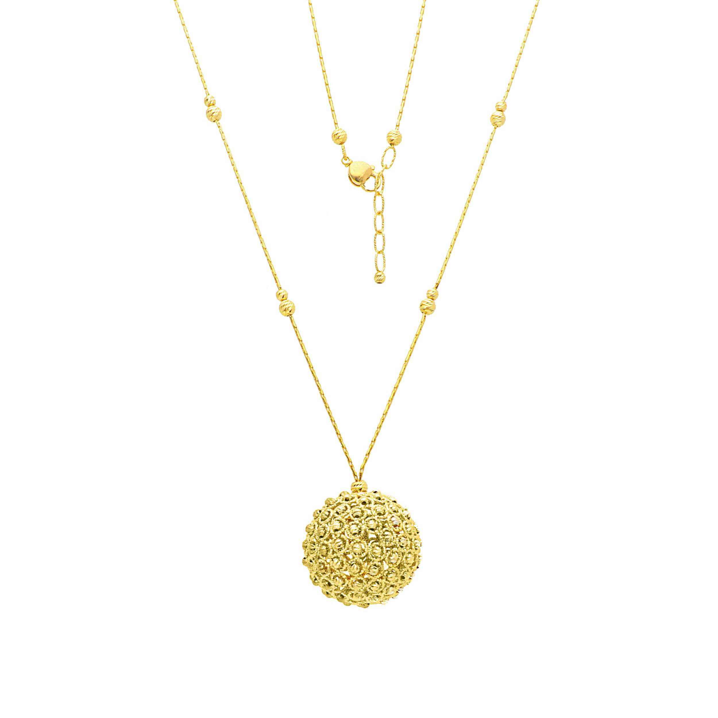 Oro 18 kt - COLLANA LUNGA OG PALLINE - ORO GIALLO