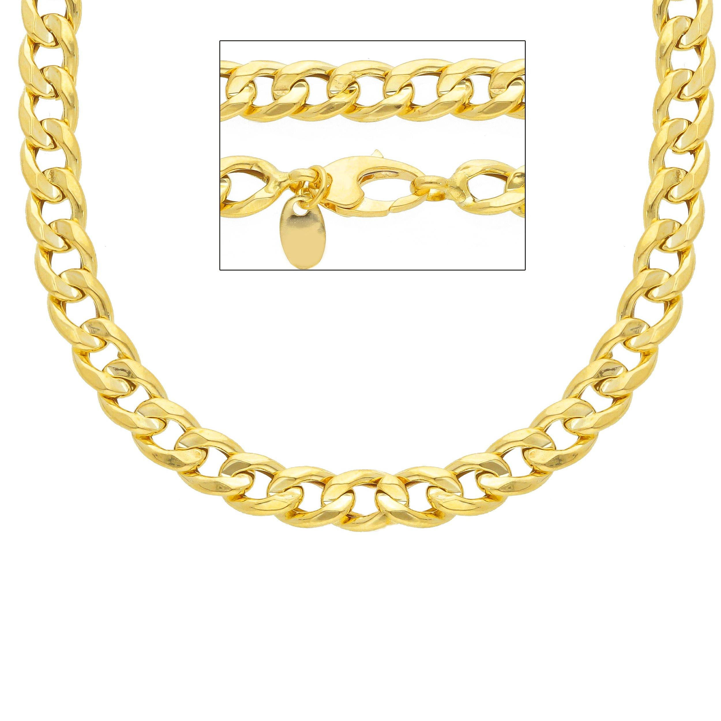 Oro 18 kt - CATENA GRUMETTA CM 60 - ORO GIALLO - 60cm