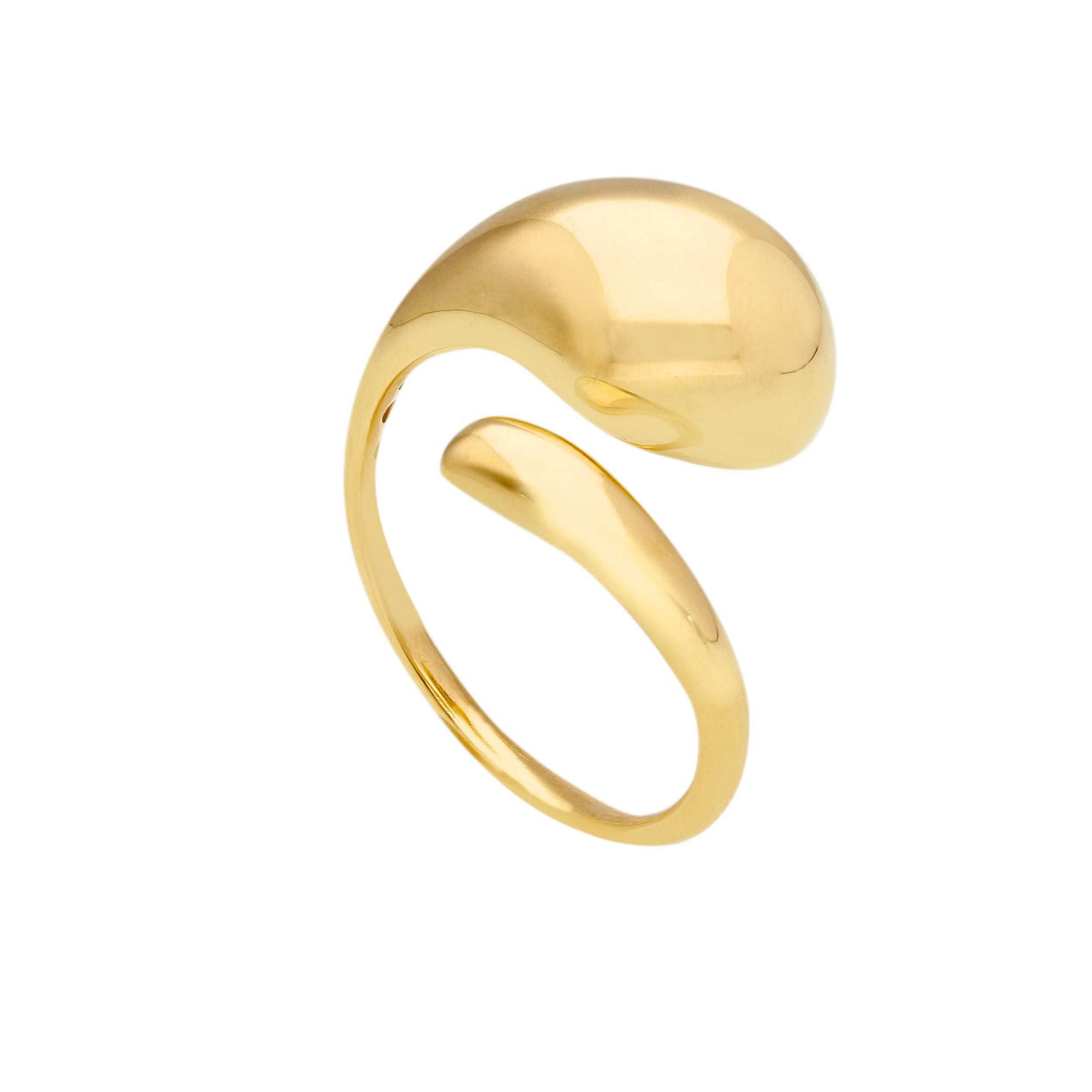 Oro 18 kt - ANELLO OG LUCIDO CONTARIE BOMBATO - ORO GIALLO
