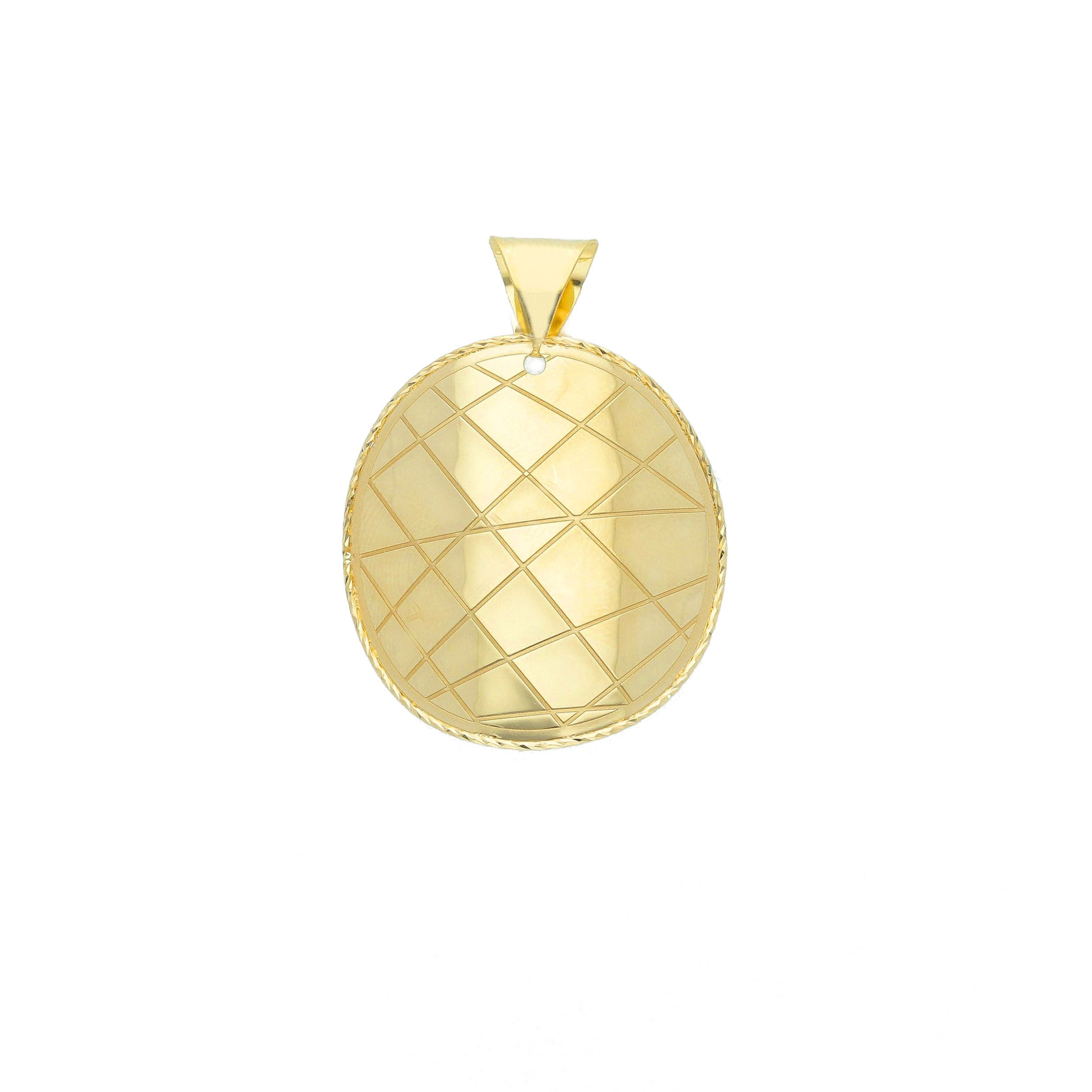 Oro 18 kt - CIONDOLO OG TONDO - ORO GIALLO