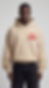 Beige hoodie with 'Allie Amor' logo