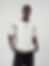 Man in an off-white t-shirt with distressed black seams by wildeamor