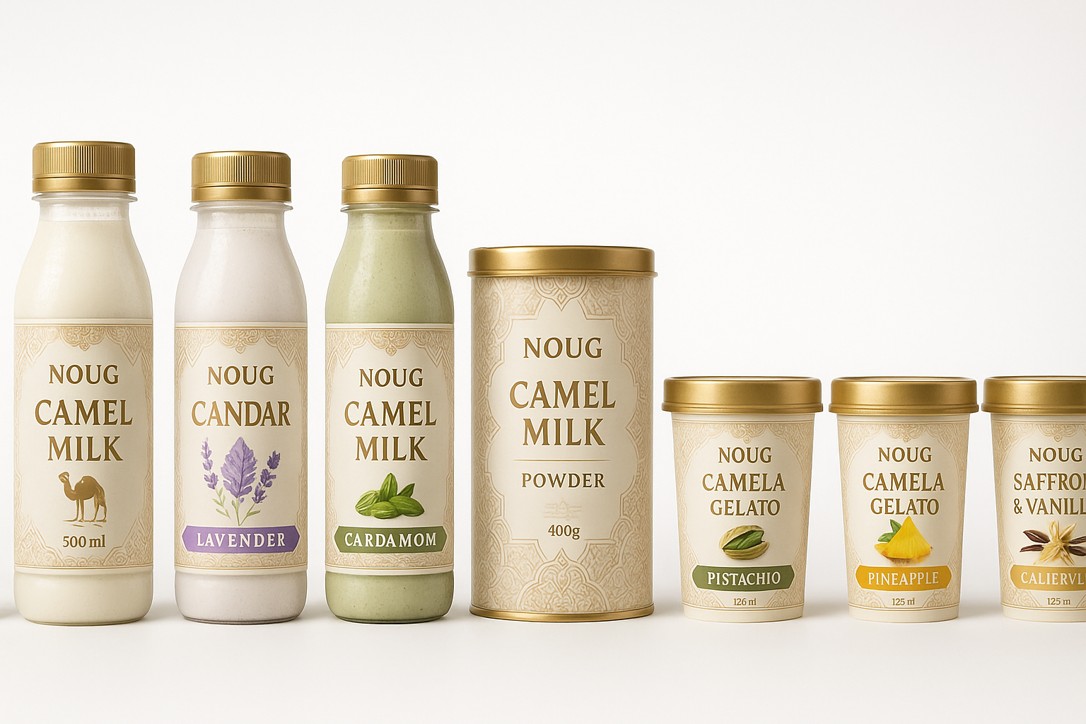 Arranged Food and Objects