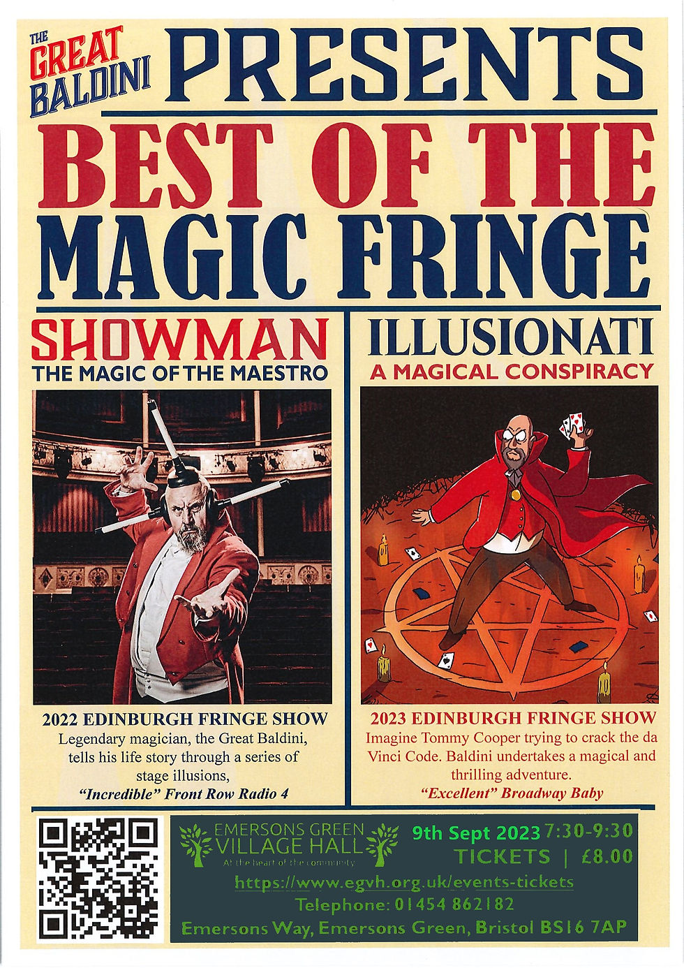 The Great Baldini - The best of the magic fringe