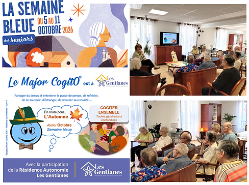 lien social, intergénérationnel, semaine bleue, personnes âgées, bien vieillir, prévention, autonomie, dignité, santé cognitive
