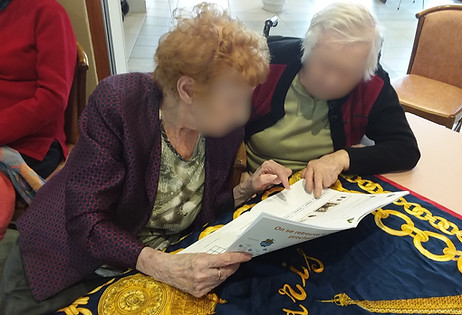 un outil adapté aux temps d'animation et de partage dans les EHPAD 