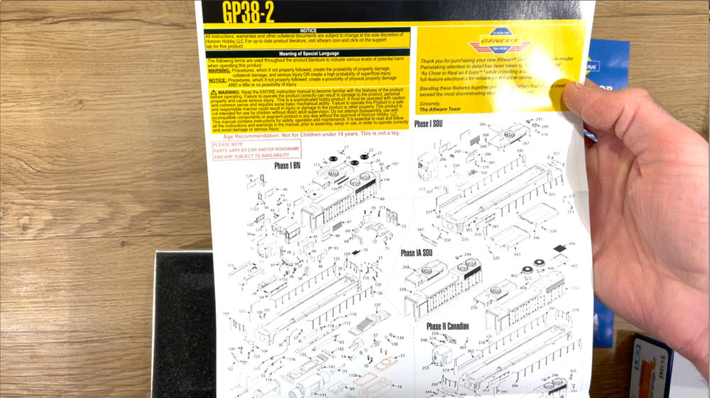 Athearn Genesis GP38-2 with DCC and Tsunami 2 Sound