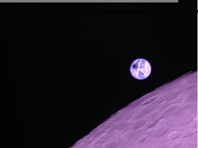 July 2019 total solar eclipse as viewed from the LilacSat that is in orbit around the moon