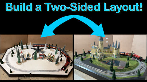 Building a Two-Sided Reversible Train Layout from Start to Finish