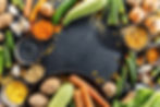 frische vegane Zutaten