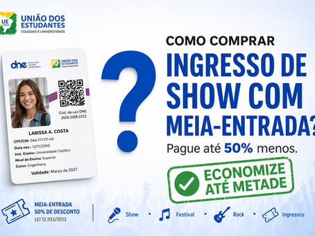 Como Comprar Ingresso de Show com Meia-Entrada?