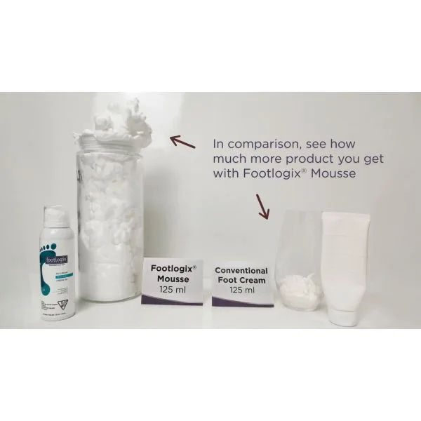 Miniaturebillede: Footlogix® Cracked Heel Formula Mousse 125 ml