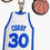 Thumbnail: Golden State Warriors Baseball Jersey Keychain With Lanyard