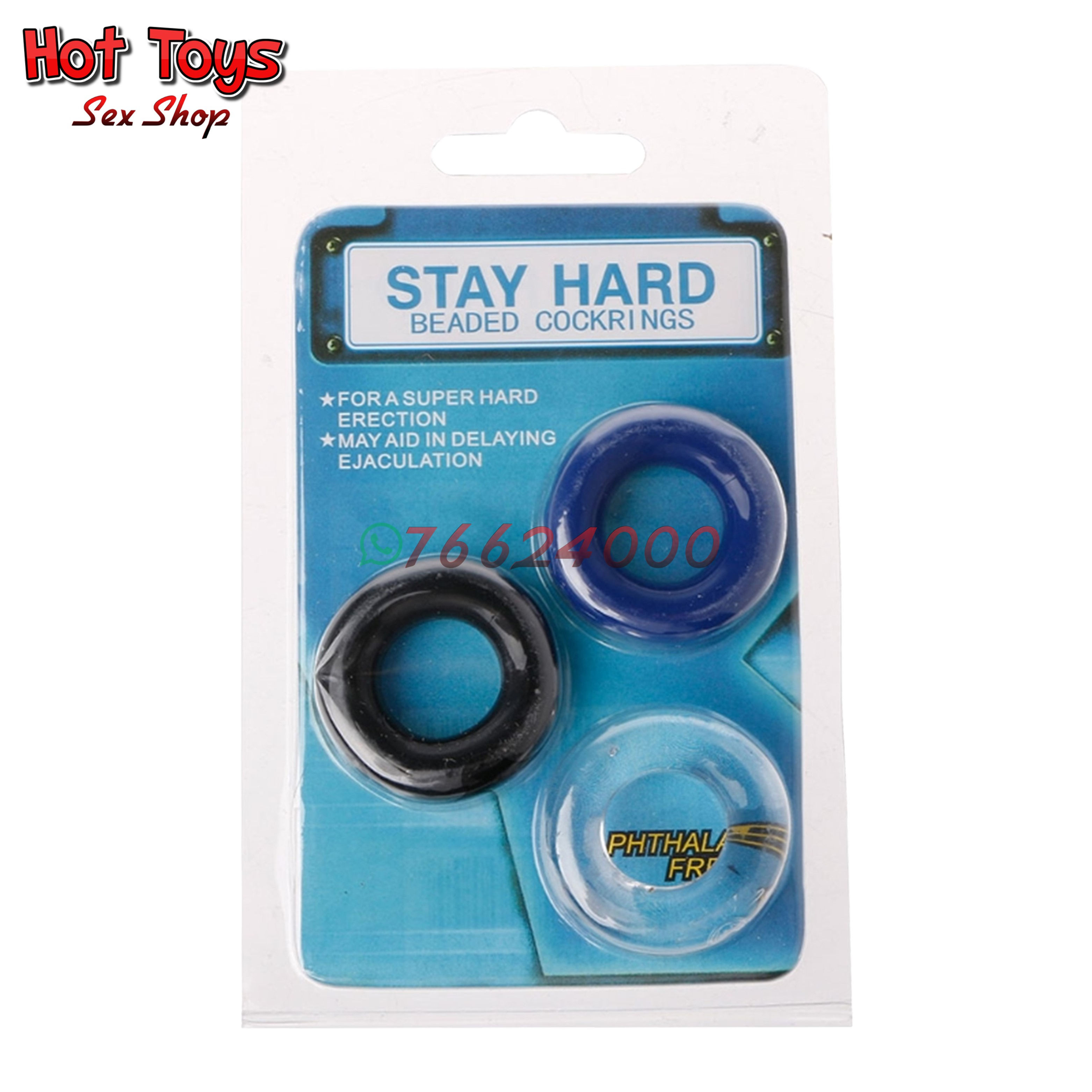 STAY HARD BEADED COCKRINGS