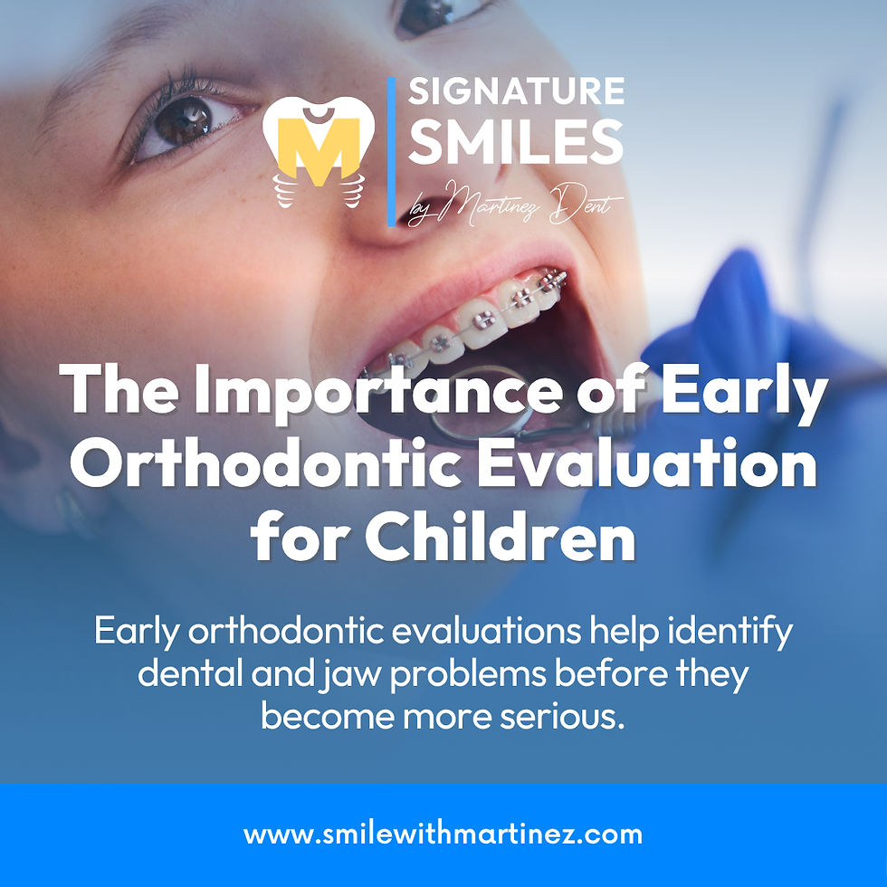The Importance of Early Orthodontic Evaluation for Children