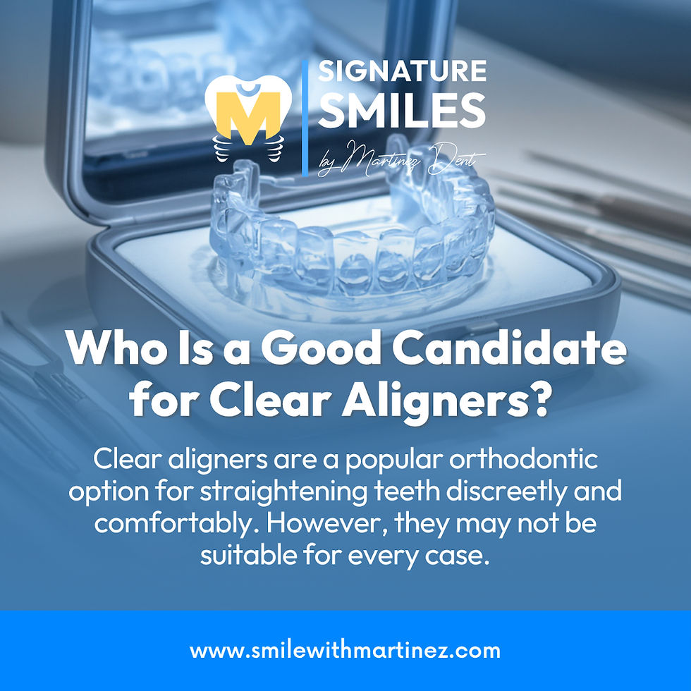 Who Is a Good Candidate for Clear Aligners?