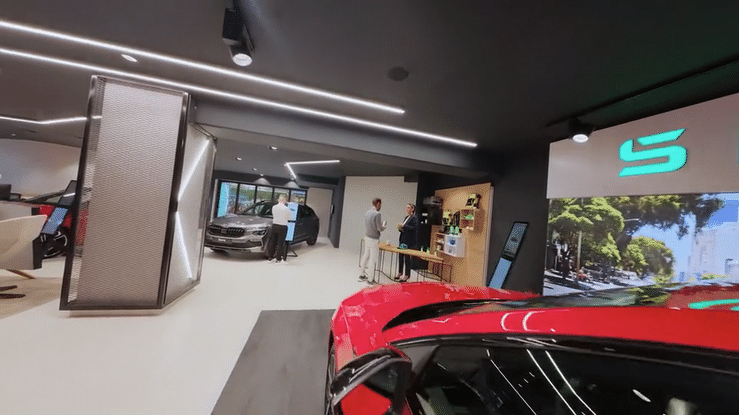 Skoda Karenta showroom FPV
