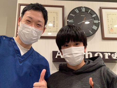 足首捻挫が良くなった患者さんから嬉しいお声をいただきました