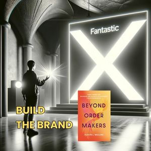 A person standing in front of a big X (UVP)